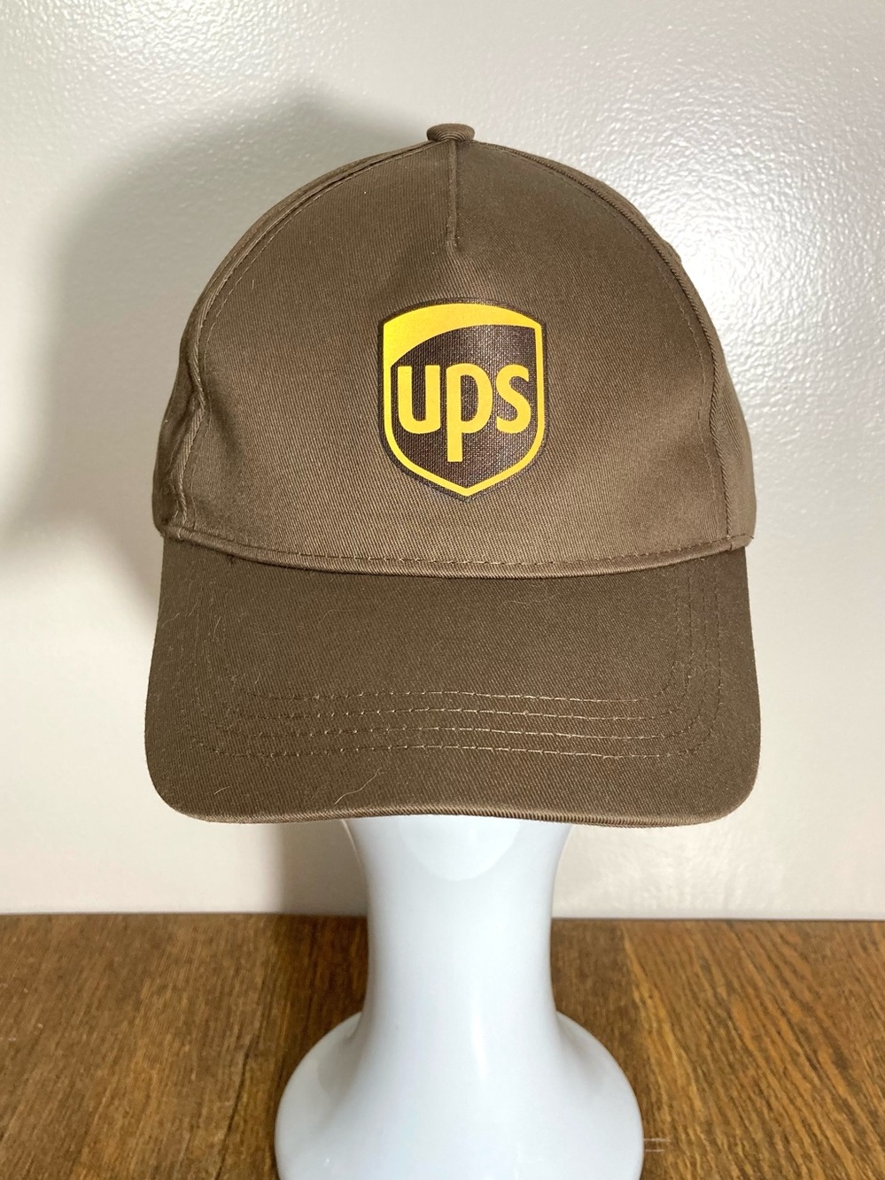 UPS Uniform Cap/Hat Front Logo Brown/Yellow OSFM